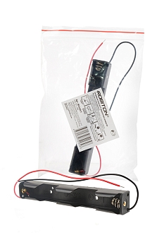 Адаптер для аккумуляторов Robiton Bh2xAA/1 с двумя проводами PK1, 1 штука
