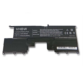 Аккумулятор (батарея) для ноутбука Sony SVP13, BPS38, 4740мАч, 7.5B, черный (оригинал)