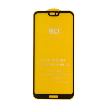 Защитное стекло для Huawei Honor 9I Edge To Edge 9H Glass Shield 9D (желтая подложка)