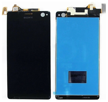 Дисплей Sony E5303, 5333 (C4, C4 Dual)+тачскрин (черный)