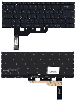 Клавиатура для ноутбука MSI Prestige 14 Evo, черная