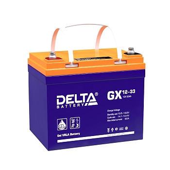 GХ 12-33 Delta Аккумуляторная батарея