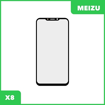 Стекло для переклейки дисплея Meizu X8, черный