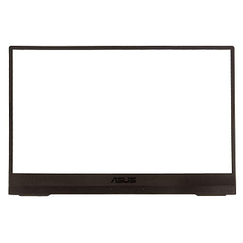 Рамка экрана (рамка крышки матрицы, LCD Bezel) для ноутбука Asus FX516PM черная, пластиковая. С разбора.