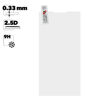 Защитное стекло "LP" для Moto X Style (XT1572) Tempered Glass 0.33 мм, 2.5D, 9H (ударопрочное, конверт)