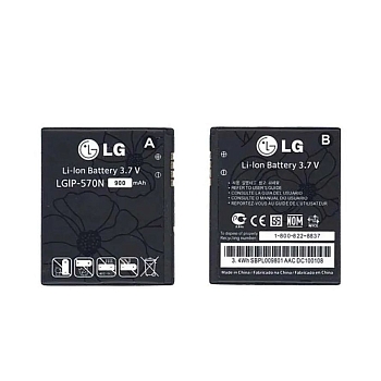 Аккумулятор (батарея) LGIP-570N для телефона LG GS500 Cookie Plus LG GD550 Pure