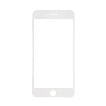 Защитное стекло для iPhone 7, 8 Plus (5,5 дюйма) Full Screen 6D Curved белый