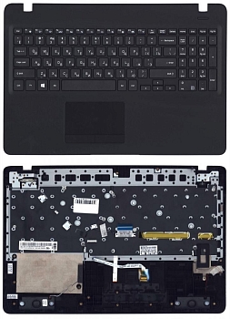 Клавиатура для ноутбука Samsung NP500R5M, NP500R5K, NP500R5H, 500R5M, 500R5H, 500R5K топ-панель, черная