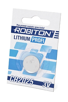 Батарейка (элемент питания) Robiton Profi R-CR2025-BL1 CR2025 BL1, 1 штука