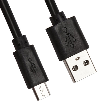 USB кабель "LP" MicroUSB, 2 метра (коробка, черный)