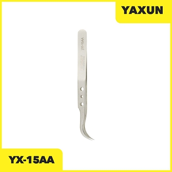 Пинцет YA XUN YX-15AA (изогнутый 11см)