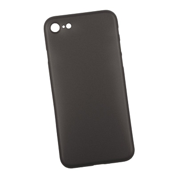 Защитная крышка для Apple iPhone 8, 7 (4, 7") матовый пластик 0, 4 мм, черная (упаковка пакетик)