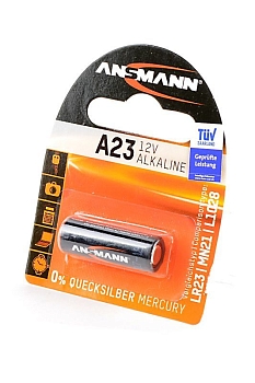 Батарейка (элемент питания) Ansmann Alkaline A23, MN21, K23A, LRV08 12V (5015182), 1 штука