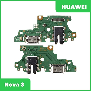 Разъем зарядки для телефона Huawei Nova 3 c микрофоном