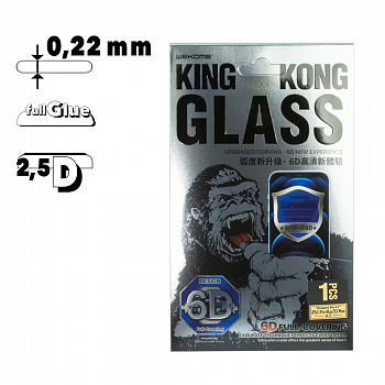 Защитное стекло WK WTP-40 Kingkong 6D Curved HD для Apple iPhone 11 Pro Max с черной рамкой