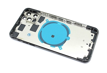 Задняя крышка (корпус) в сборе с рамкой для Apple iPhone 11 Pro Max, black