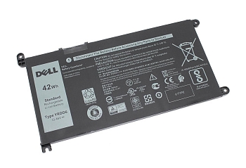 Аккумулятор (батарея) YRDD6 для ноутбука Dell Inspiron 14 5482 5485, 42WH, 11.4В, 3680мАч