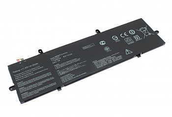 Аккумулятор (батарея) C31N1816 для ноутбука Asus ZenBook Flip 13 UX362FA, 11.55В, 4320мАч, 50Wh, Li-ion, черный (OEM)