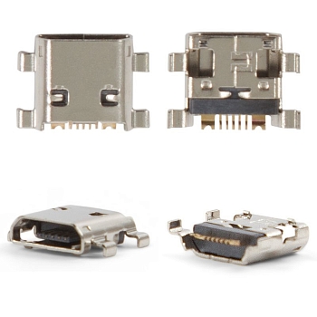 Разъем зарядки для телефона Samsung i8190, S7530, S7562-(5 pin) (Micro USB)