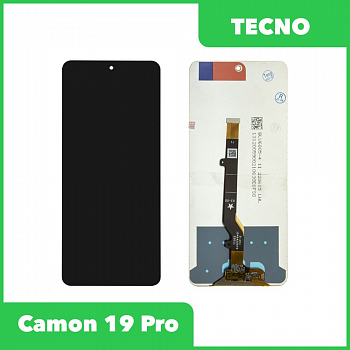 LCD дисплей для Tecno Camon 19 Pro в сборе с тачскрином (черный)