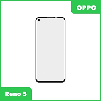 Стекло для переклейки дисплея Oppo Reno 5, черный