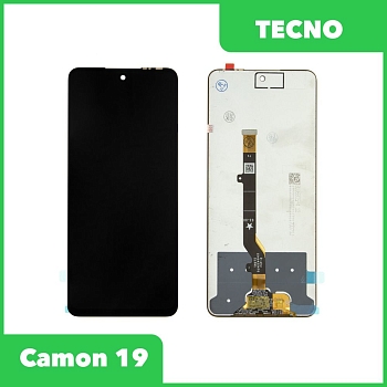 LCD дисплей для Tecno Camon 19 в сборе с тачскрином (черный)