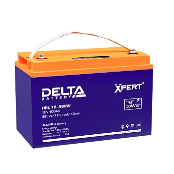 HRL 12-480 W Delta Аккумуляторная батарея