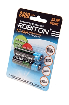 Аккумулятор Robiton RTU2400MHAA-2 BL2, 1 штука