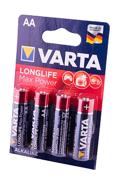 Батарейка (элемент питания) Varta Max Tech, Longlife Max Power 4706 LR6 BL4, 1 штука