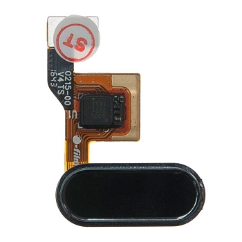 Кнопка HOME для телефона Xiaomi Redmi Note 2 (2015051) в сборе (черная) кант черный