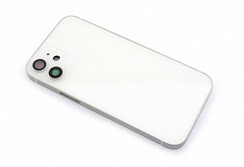 Задняя крышка (корпус) в сборе с рамкой для Apple iPhone 12 Mini,White