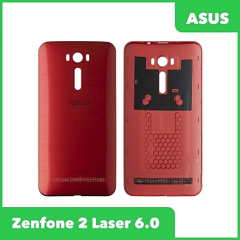 Задняя крышка корпуса для Asus ZenFone 2 Laser (ZE601KL), красная