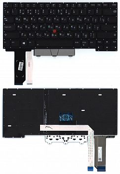 Клавиатура для ноутбука Lenovo Thinkpad E14 черная