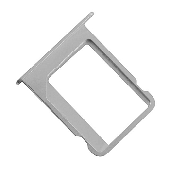 Держатель Sim для iPhone 4, 4CDMA, 4S,  iPad (серебро-металл)
