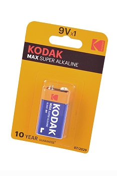 Батарейка (элемент питания) Kodak Max 6LR61 BL1, 1 штука