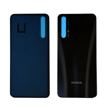 Задняя крышка Huawei Honor 20S (MAR-LX1H) без отпечатка (черная)