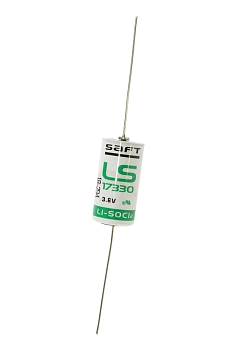 Батарейка (элемент питания) SAFT LS 17330 CNA 2/3A с аксиальными выводами, 1 штука