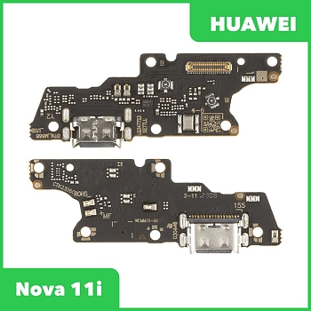 Разъем зарядки для телефона Huawei Nova 11i (MAO-LX9N), микрофон