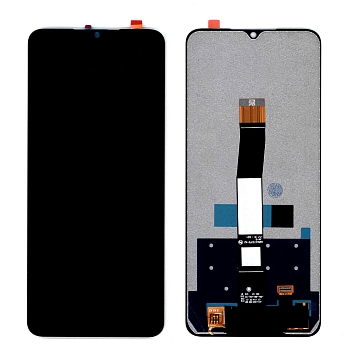 Дисплей (экран в сборе) для телефона Xiaomi Redmi 12C (черный) ориг 100%