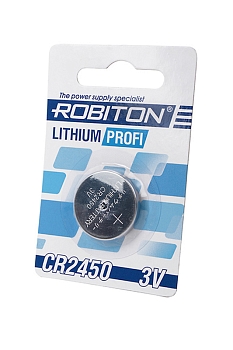 Батарейка (элемент питания) Robiton Profi R-CR2450-BL1 CR2450 BL1, 1 штука