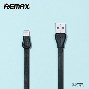 USB Дата-кабель Remax Martin 028i для Apple 8-pin, 1 метр, черный