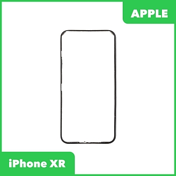 Рамка дисплея (средняя часть) для Apple iPhone XR, черная