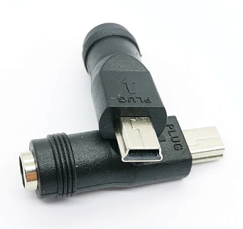 Переходник 5, 5x2, 1 мама на Mini USB папа 5 Pin