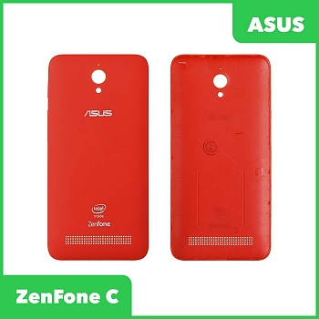 Задняя крышка корпуса для Asus ZenFone C (ZC451CG), красная