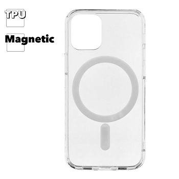 Чехол для Apple iPhone 12 Mini REMAX Crystal Series Magsafe Magnetic Phone Case RM-1690, прозрачный