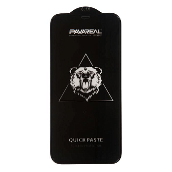 Защитное стекло PAVAREAL PA-PG09 для iPhone 12 Pro, Edge Upgrade, черное