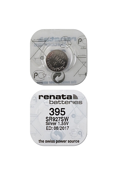 Батарейка (элемент питания) Renata SR927SW 395, 1 штука