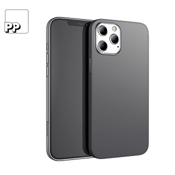 Защитная крышка для Apple iPhone 12 Pro Max "Hoco" Thin Series PP Case, черный