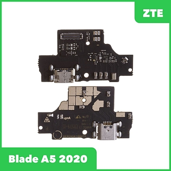 Разъем зарядки для телефона ZTE Blade A5 2020, микрофон
