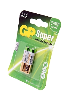 Батарейка (элемент питания) GP Super GP24A-CR2 LR03 BL2, 1 штука
